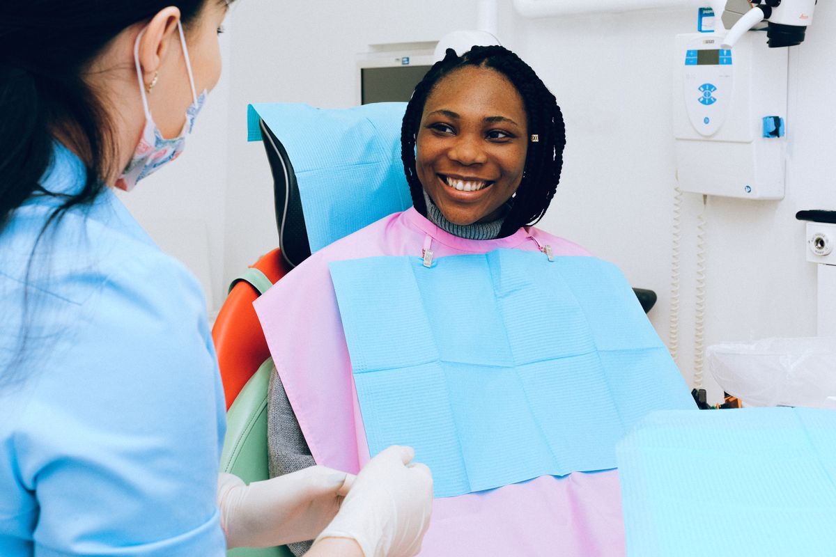 Patient receiving a timely dental check-up at the clinic