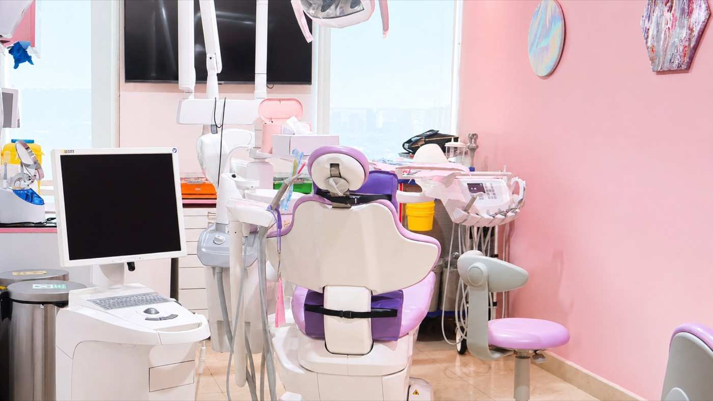Pediatric dental treatment room at Sofia Smile Clinic